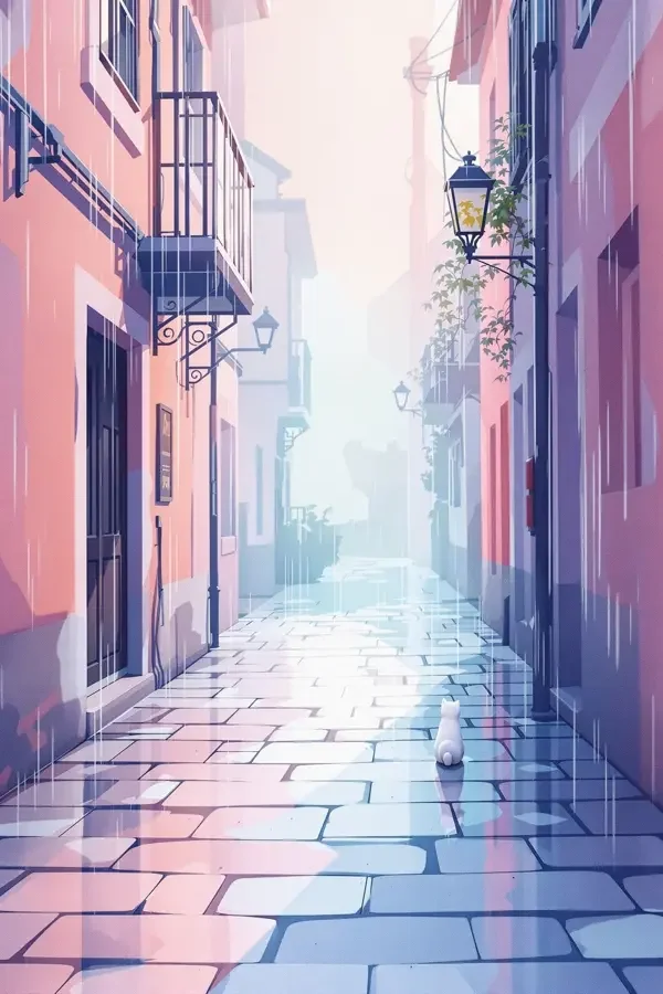暗巷的猫 动漫海报