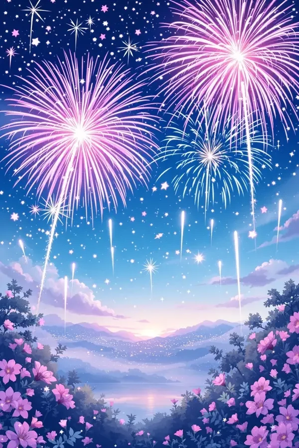 琉璃花火 动漫海报